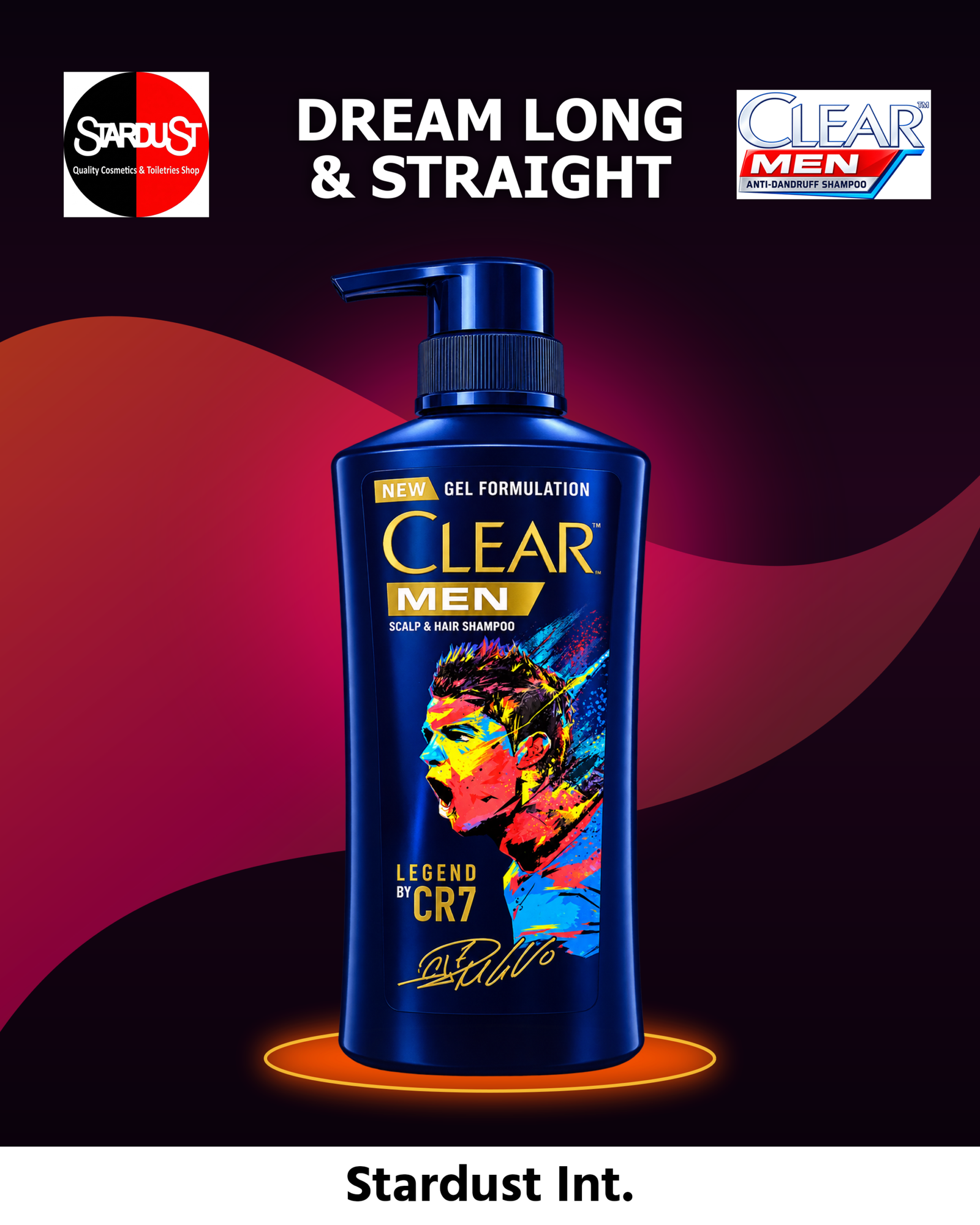 Clear Men Legend by CR7 Scalp & Hair Shampoo 390ml