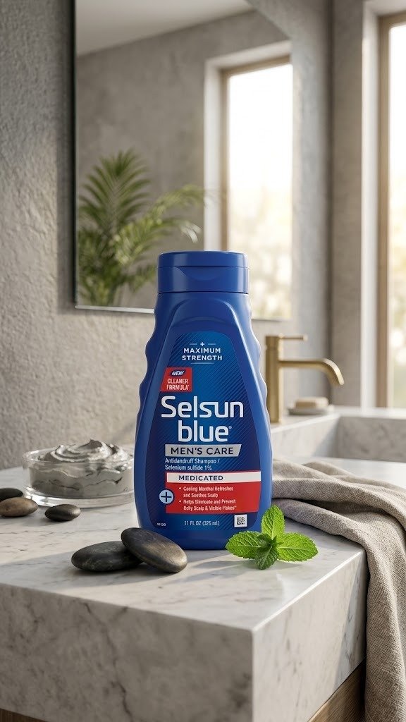 Selsun Blue Medicated Anti-dandruff Shampoo (Maximum Strength, Selenium Sulfide 1 Percent) - 325 ml