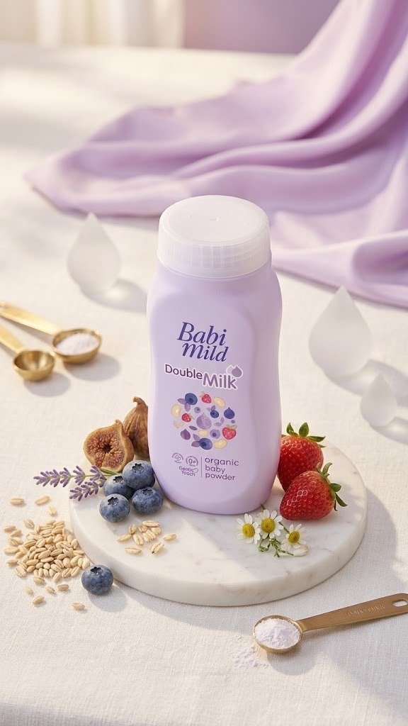 Babi Mild Double Milk Organic Baby Powder