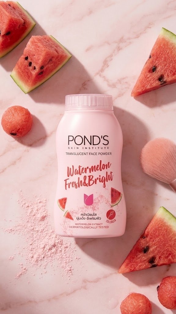 POND'S Watermelon Fresh & Bright Translucent Facial Powder