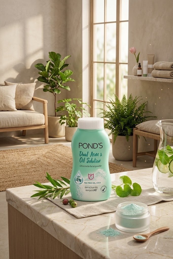 POND'S Dual Acne & Oil Solution Ultra Matte Facial Powder (50g)