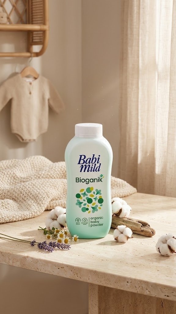 Babi Mild Bioganik Organic Baby Powder