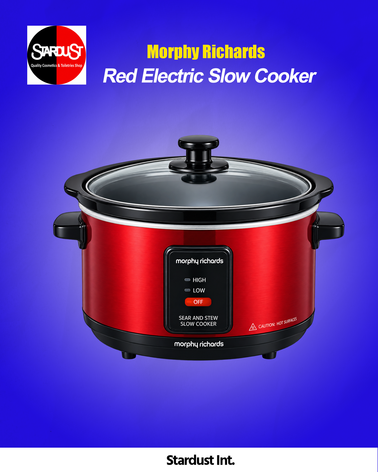 Morphy Richards Accents 3.5L Sear & Stew Slow Cooker