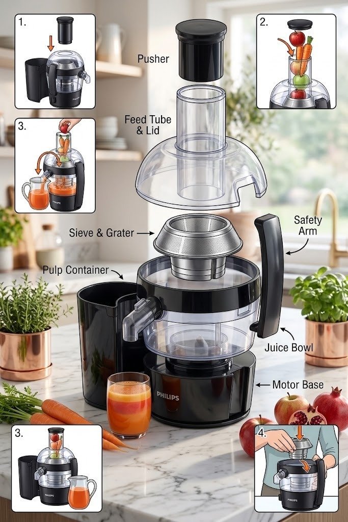 Philips HR1832/00 Viva Collection Juicer