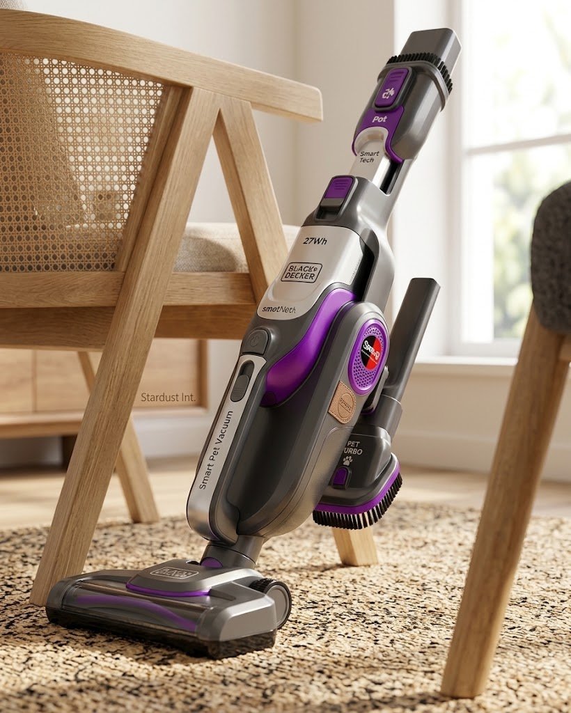 Black+Decker 27Wh Cordless Smart Tech Pet Handheld Vacuum Cleaner