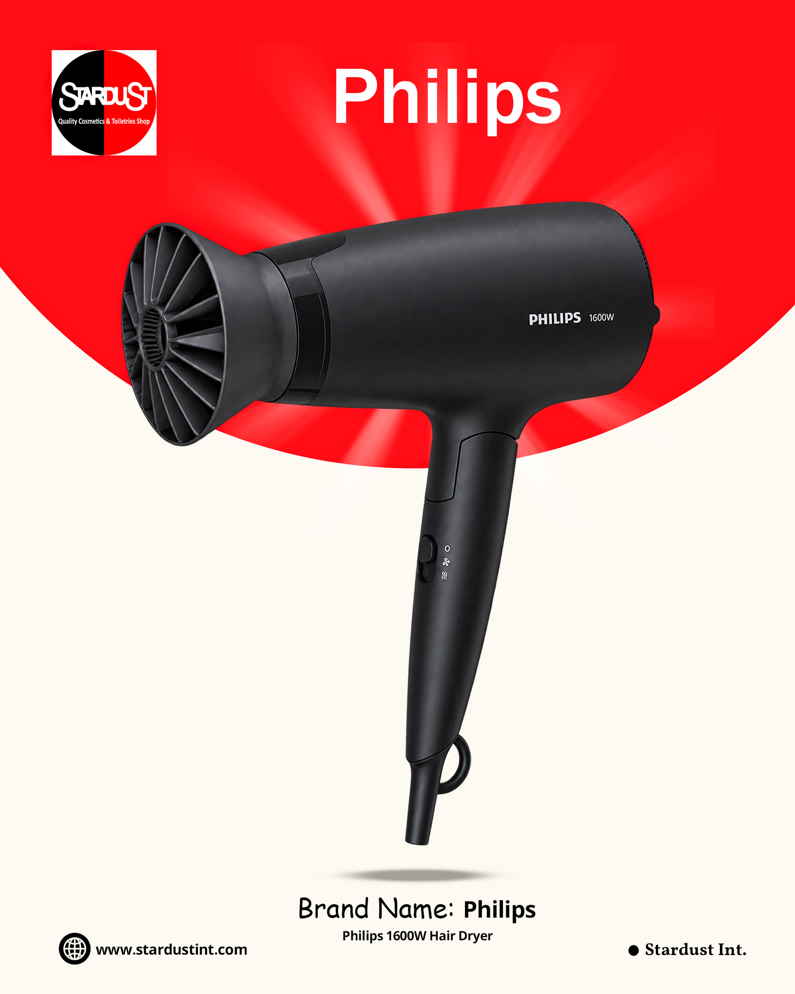 Philips BHD308 3000 Series Hair Dryer – 1600W