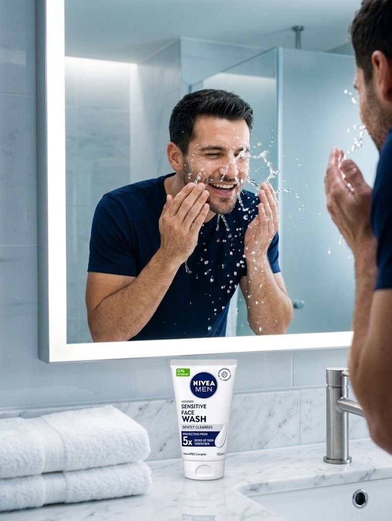 Nivea Men Sensitive Face Wash – 100ml