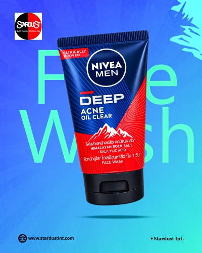Nivea Men Deep Acne Oil Clear Scrub Mud Foam – 100ml / 100g