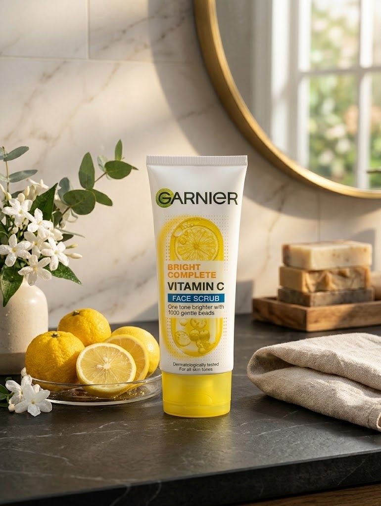 Garnier Bright Complete Vitamin C Face Scrub – 100ml