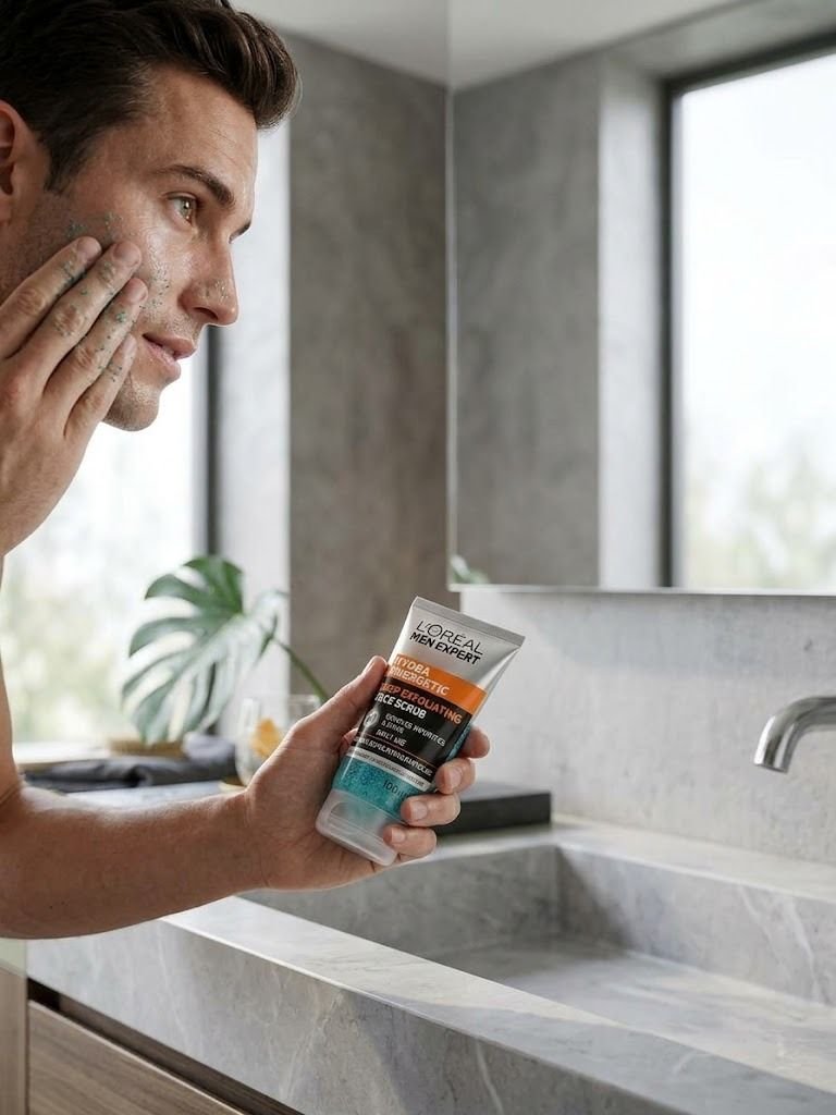 L'Oréal Paris Men Expert Hydra Energetic Deep Exfoliating Face Scrub – 100ml