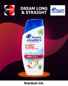 Head & Shoulders Clarify & Shine Anti Dandruff Shampoo with Apple Cider Vinegar 400ml