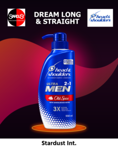 Head & Shoulders Ultra Men 2in1 Old Spice Anti-Dandruff Shampoo + Conditioner (550 ml)