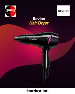 Revlon Hair Dryer – Black & Pink Edition