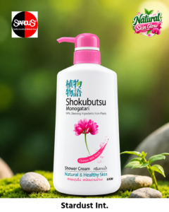 Shokubutsu Monogatari Chinese Milk Vetch Shower Cream -500ml