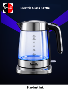 Scoville Fast Boil Glass Kettle 1.7L