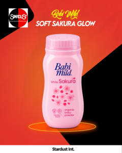 Babi Mild White Sakura Organic Baby Powder