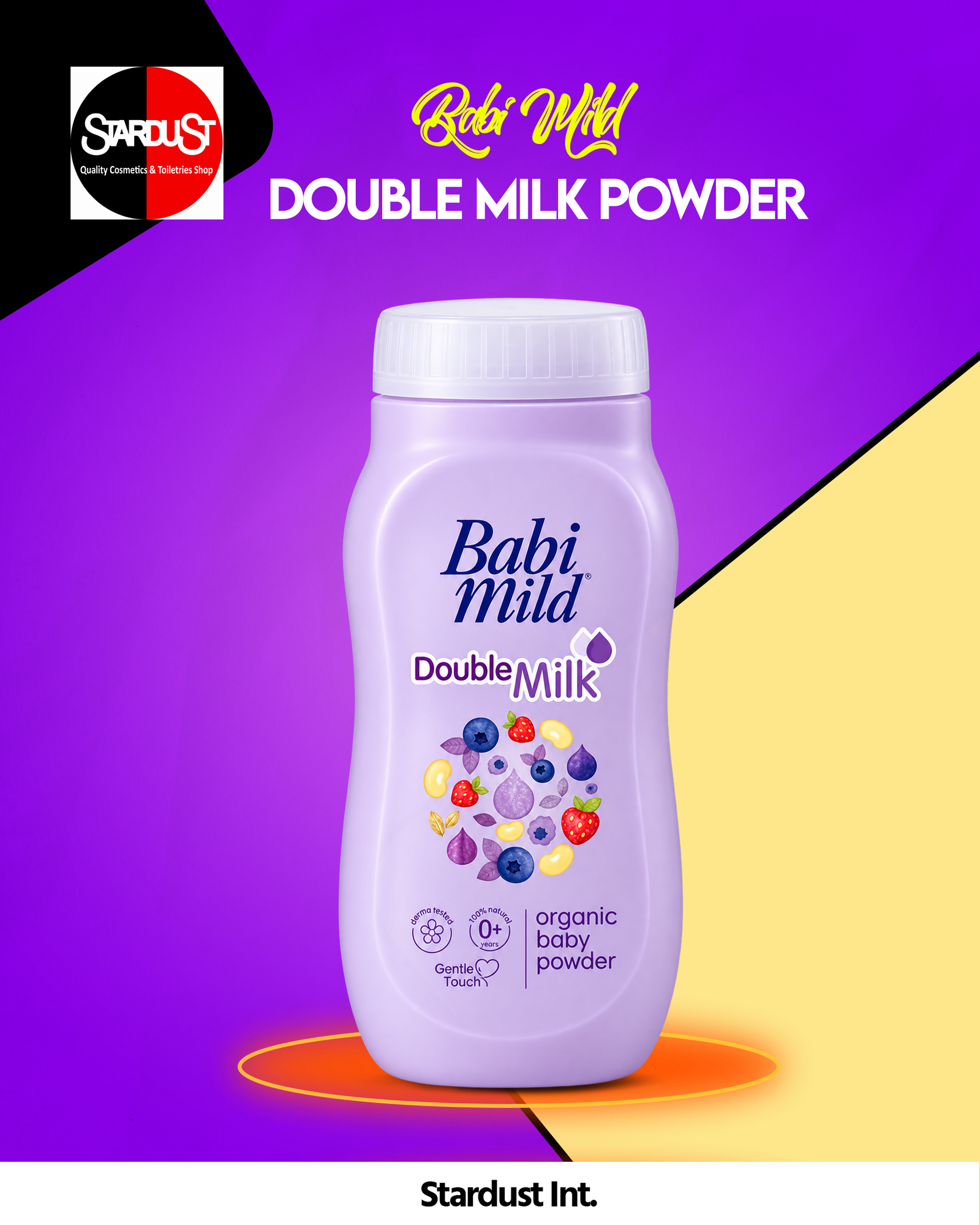 Babi Mild Double Milk Organic Baby Powder