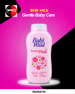 Babi Mild Sweety Pink Baby Powder.